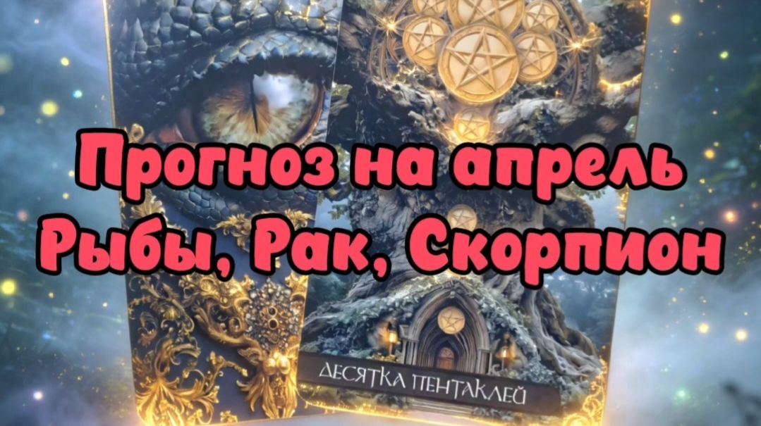 Прогноз на апрель. Рыбы, Рак, Скорпион...