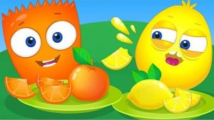🍿 Оп и Боб - Желтый и Оранжевый Учим Разницу - Развивающие Мультфильмы Для Детей