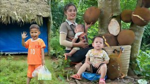 Мама поневоле. Дуонг. Сбор джекфрутов. Мальчик сам находит дорогу домой к своему отцу. Серия 110