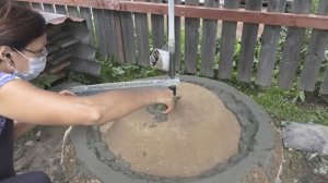 6 соток 13 августа 2021 год. Хроника. 2 часть. Изготавливаю большую  чашу для фонтана.