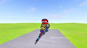 Большой и маленький полицейский автобус