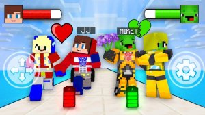 Джей Джей и Майки-Трансформеры ЛЮБЯТ игру. Майнкрафт Мультик