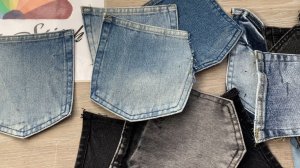 Мусор или тренд? Собираю джинсовые карманы в одну сумку ✂️👜
