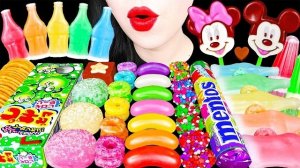 асмр разноцветные десерты