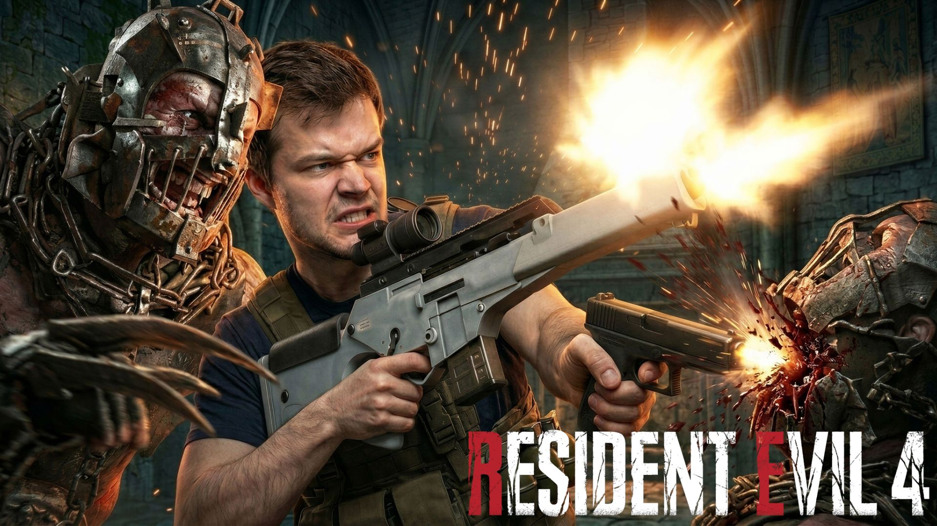 МОНСТРЫ В ТУННЕЛЯХ Resident Evil 4 Remake #12