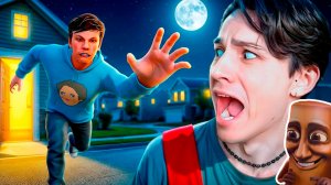 СБЕЖАЛ ОТ ЗЛОГО ХОЛИБАМА ЧЕРЕЗ ВХОДНУЮ ДВЕРЬ!😱 ПОБЕГ ОТ БЛОГЕРА (концовка №1)