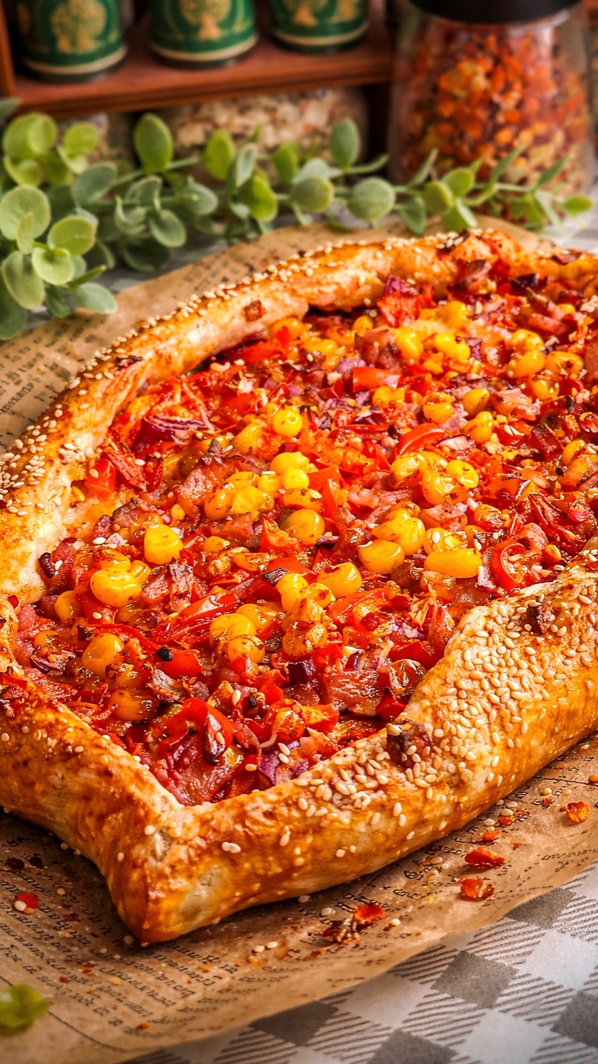 Слоёная лодочка с начинкой🥐Заказать аэрогриль на вб:  🔗https://pr.demiand.ru/w/njocl