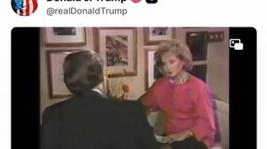 Трамп выложил фрагмент своего интервью почти 40-летней давности, в котором он призывает США ...