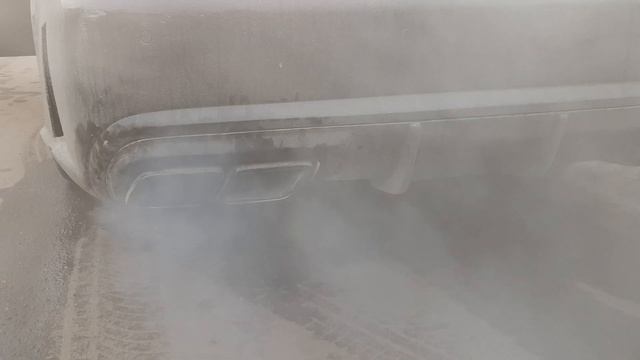 Удалили пламгасы с X-pipe на Mercedes (звук выхлопа)