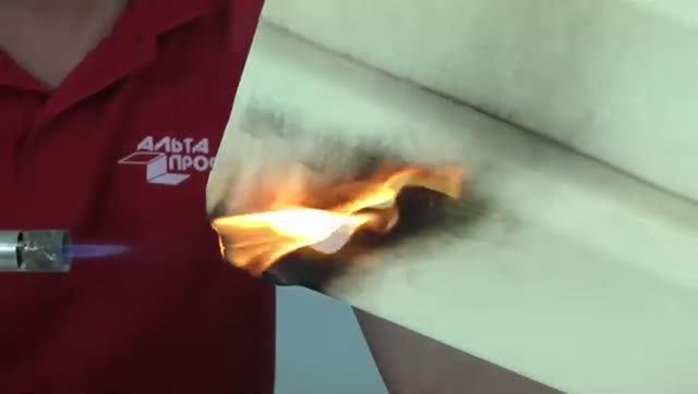 Виниловый сайдинг и огонь мифы и реальность