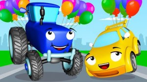 🍿 Супер Большой СБОРНИК Мультфильмов - СИНИЙ ТРАКТОР Павлик - Мультики про машинки для детей