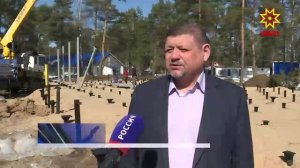 В лагере «Волна» приступили к строительству быстровозводимых корпусов и благоустройству территории