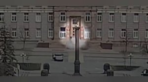 Здание правительства Белгородской области атаковано дроном ВСУ.