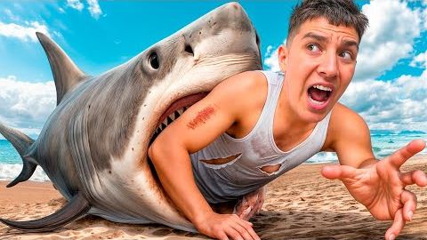 ГЛЕНТ ВЫЖИВАЕТ В БАССЕЙНЕ С АКУЛОЙ!