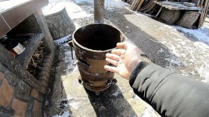 Печь под казан из буржуйки;
Делаем своими руками.