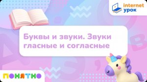 Буквы и звуки. Звуки гласные и согласные