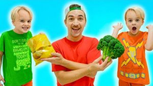 Здоровое овощное приключение — Дети учатся здоровому питанию