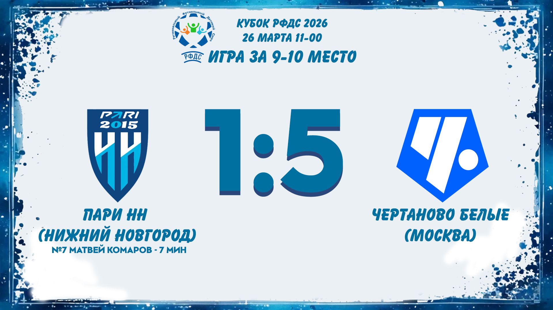 Пари НН (Нижний Новгород) - Чертаново Белые (Москва)