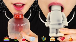 асмр по эмодзи. замороженые конфеты, желейки, конфетки, маршмеллоу