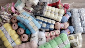 Обзор моих запасов летней пряжи🧶