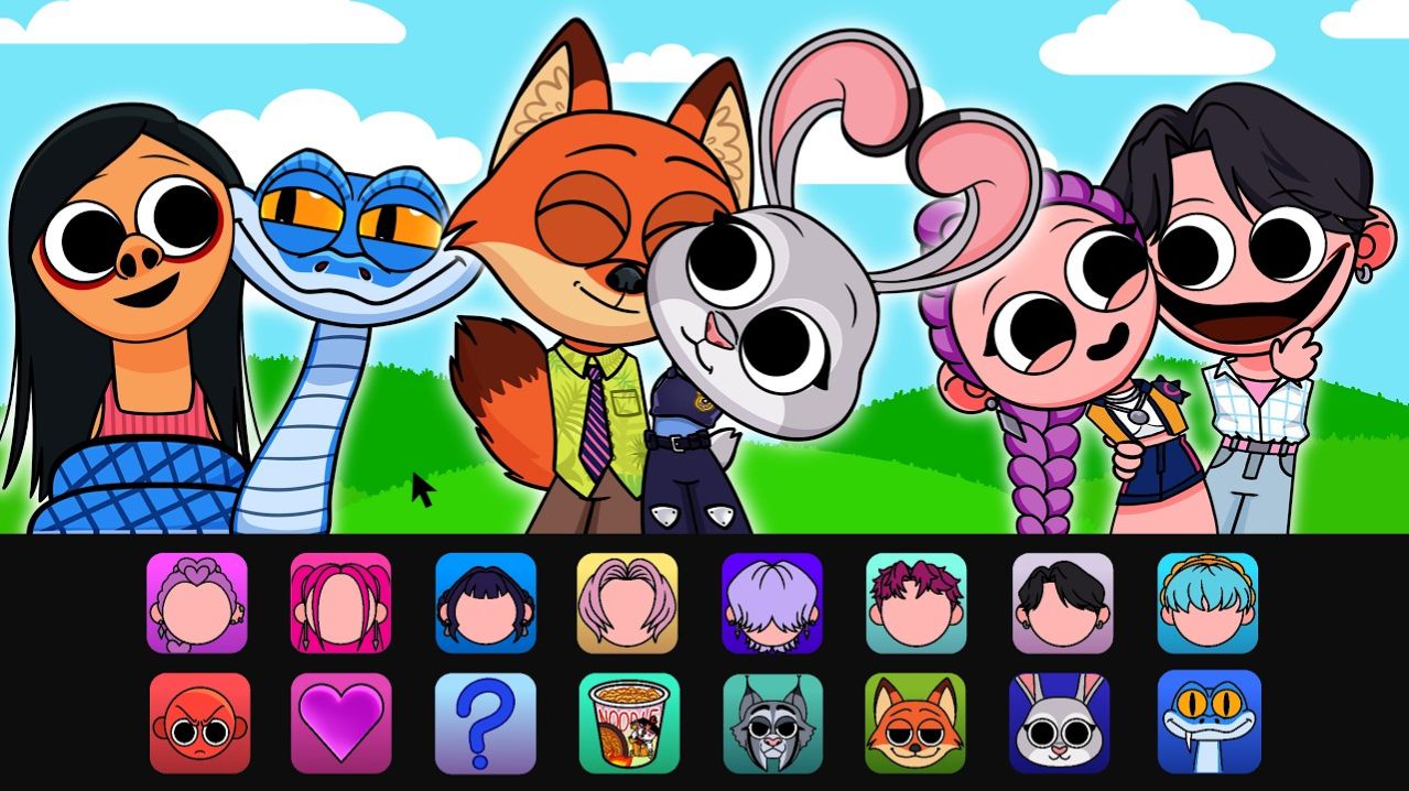 ЗВЕРОПОЛИС 2 Sprunki Мод ⧸ Ник И Джуди VS Rumi и Jinu КейПоп Охотницы на Демонов VS HAMOOD