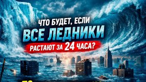 Что будет, если ВСЕ ледники растают за 24 часа?