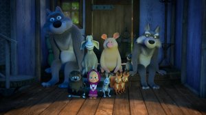 Маша и медведь развивающая и развлекательная игра для детей мультфильм