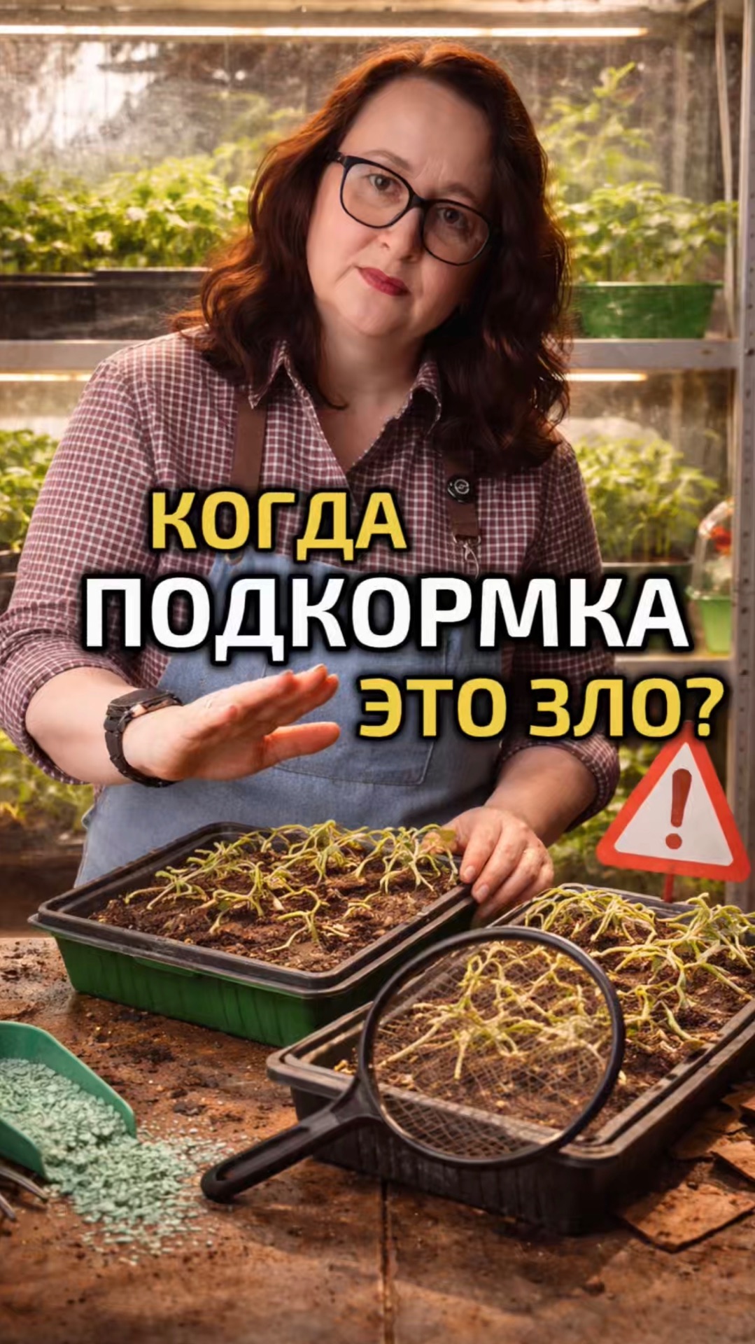 Когда подкормка рассады — это зло?