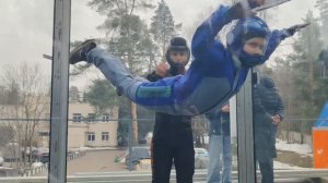 Полёт в Аэротрубе Аэропоток в Мытищах, Нагорное