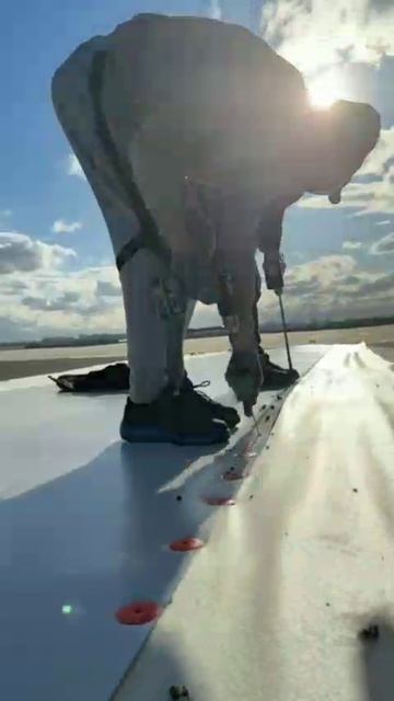 Монтаж мембранной кровли КРОНОКС👍