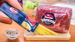 Вкусная миниатюрная паста с говядиной. Идея рецепта 🍝 Мини-видео о приготовлении в стиле ASMR