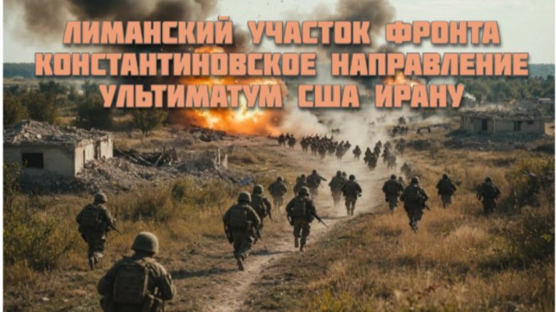 Новости СВО Сегодня-Лиманский участок фронта Константиновское направление Ультиматум США Ирану
