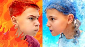 Челлендж горячо против холодно — скучно против весело!