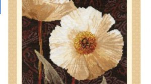 Отшив проекта набора Алиса "Белые цветы .Открытые свету" отчет 9