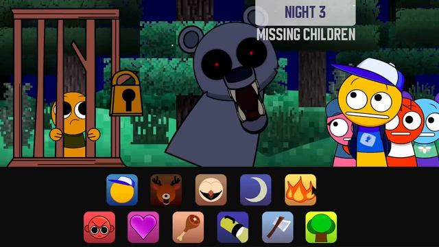 HAMOOD HABIBI.EXE Sprunki Mod ⧸ Hamood Семья VS Kpop Rumi и Jinu VS Олень и Сова 99 Ночей