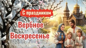 Вербное воскресенье. Поздравление с Вербным Воскресеньем.