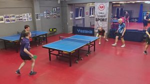 Чирков/Егоров (1206) - Здобнов/Зинченко (841) 26.03 настольный теннис Парный РАНДОМ турнир