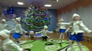 "Зимний танец" парный танец на новогодний утренник в детском саду
