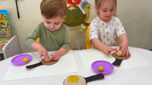 "Яичница" - мукасолька у малышей Funny Ant Malahovka