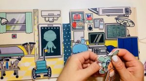 Больница Тока Бока. Книга из фетра Toca Boca. Тока Бока на липучках.