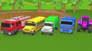 Игрушечная машинка Ламборджини - разбивание кубиков и раскрашивание, изучение цветов для детей