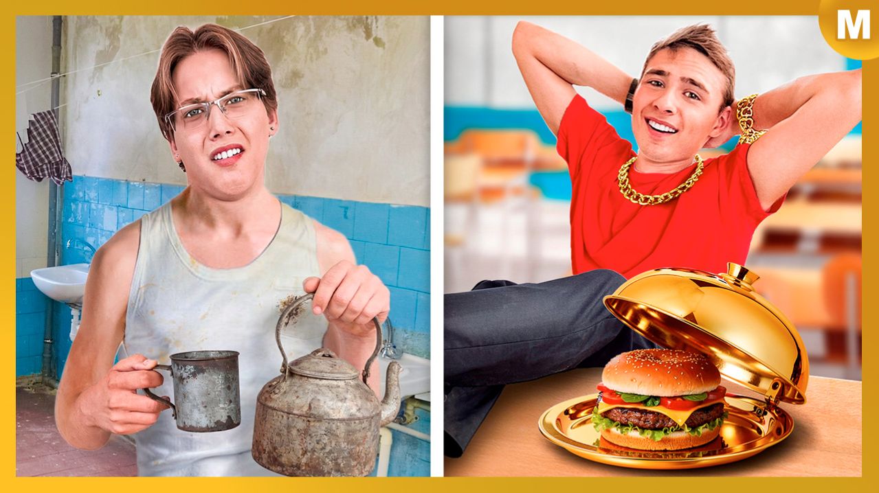 Богатый Vs Бедный СТУДЕНТ !