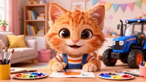 🐱КОТЁНОК ВАСЬКА ИЗУЧАЕТ ТРАНСПОРТ: ОБУЧАЮЩАЯ МУЛЬТИК-ПЕСЕНКА | Развивающие детские песни и мультики