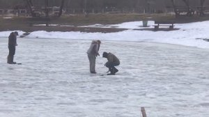 поимка форели на актив