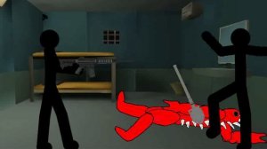 безумие стикменов "побег"