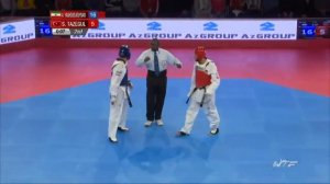 ЯГУБИДЖУЙБАРИ АБОЛЬФАЗЛ ИРИ vs ТАЗЕГУЛ СЕРВЕТ ТУР, полуфинал М 68