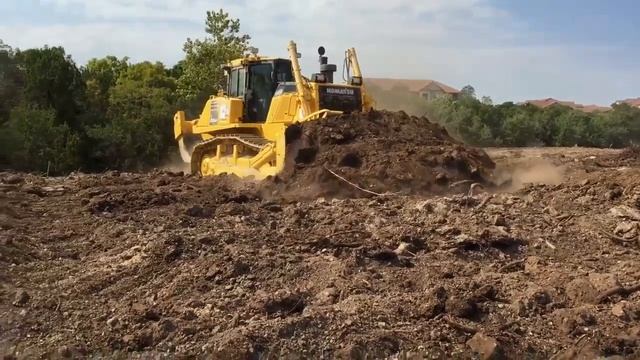 Komatsu D155 AXI (Cat D8 Deere 1050K) GPS Intelligent Dozer смотреть онлайн
