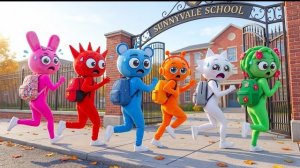 Первый день в школе у Пинки и её друзей — что может пойти не так?