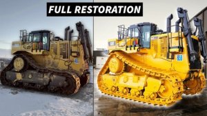 Как восстанавливают бульдозеры Caterpillar. От начала до конца.