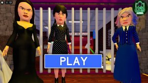 В СРЕДУ ПОЛИЦЕЙСКАЯ СЕМЬЯ СОВЕРШАЕТ ПОБЕГ ИЗ ТЮРЬМЫ! #роблокс! Игровой процесс